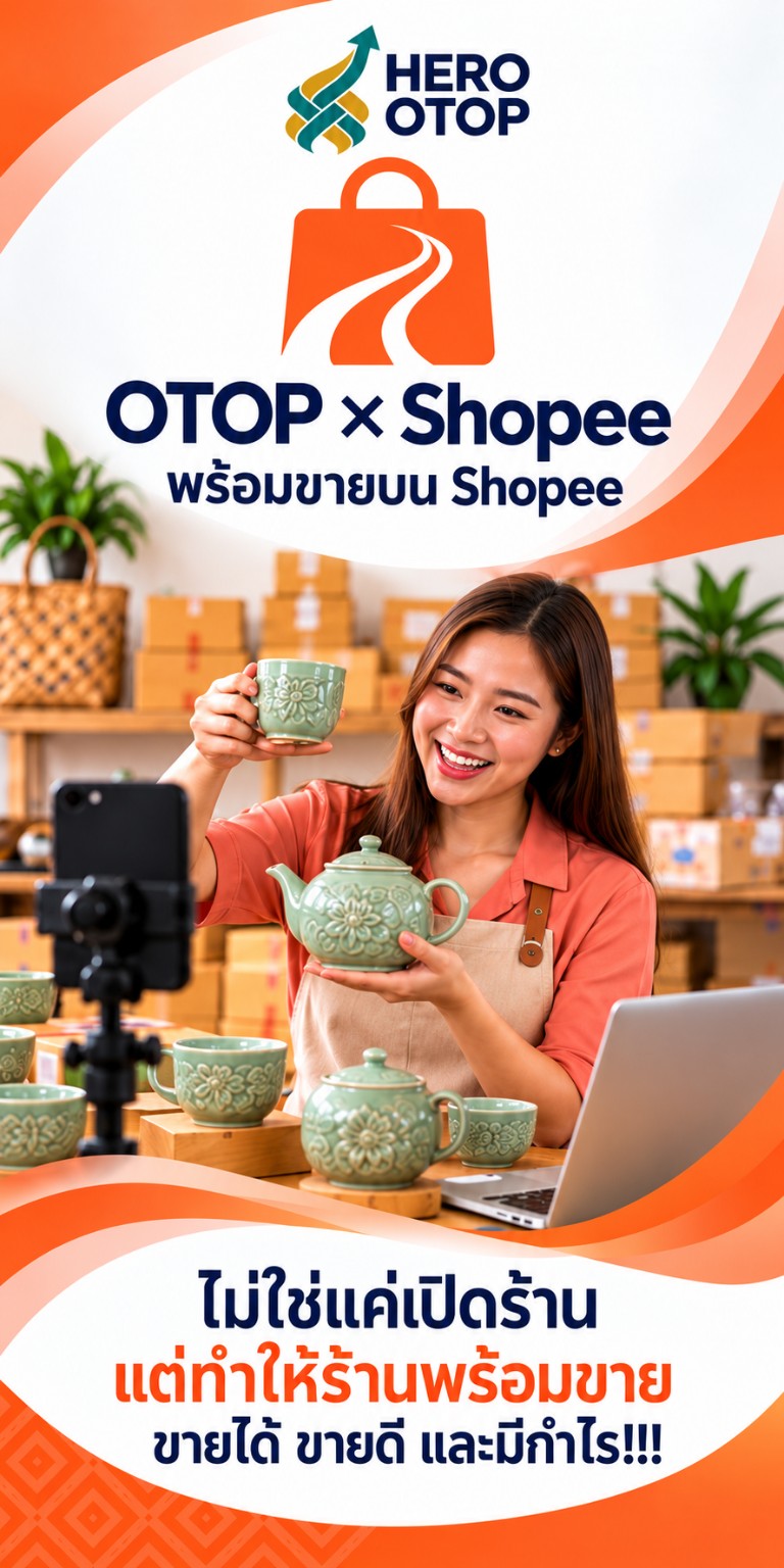 OTOP × Shopee พร้อมขายบน Shopee
